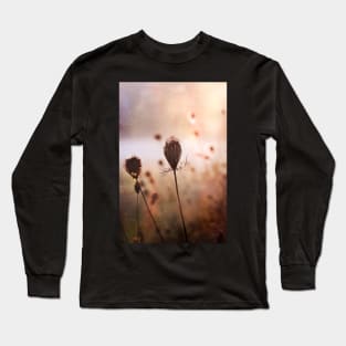 Queen Anne's Lace in Fog Long Sleeve T-Shirt